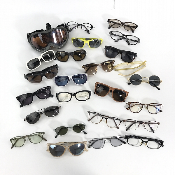 実際に弊社で買取させて頂いた【おまとめ】ナノユニバース/ゲス/ゾフ 等 メガネ/アイウェア/サングラス 他