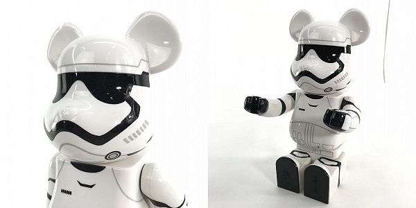 実際に弊社で買取させて頂いたMEDICOM TOY/メディコムトイ BE@RBRICK ベアブリック 400％ スター ウォーズ ファーストオーダー ストームトルーパーの画像 3枚目