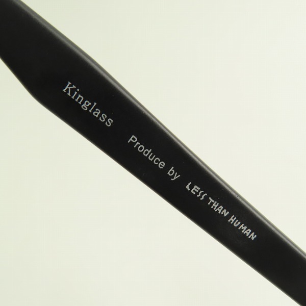 実際に弊社で買取させて頂いたLESS THAN HUMAN × Kinglass/レスザンヒューマン × キングラス 跳ね上げ式 メガネフレーム タ23キ116ヲの画像 7枚目