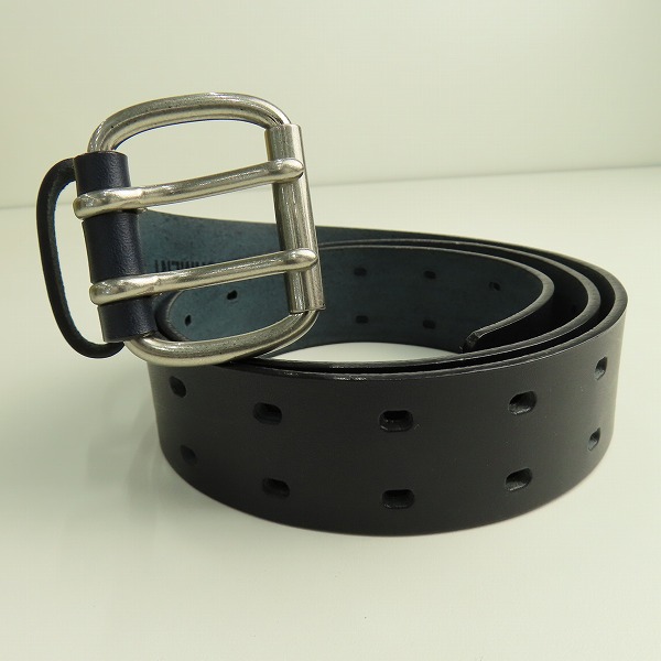 実際に弊社で買取させて頂いたATTACHMENT/アタッチメント レザーベルト ブラック