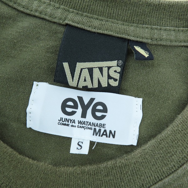実際に弊社で買取させて頂いたeYe JUNYA WATANABE MAN×VANS/ジュンヤワタナベマン×バンズ プリントTシャツ AD2006 WS-T917/Sの画像 2枚目