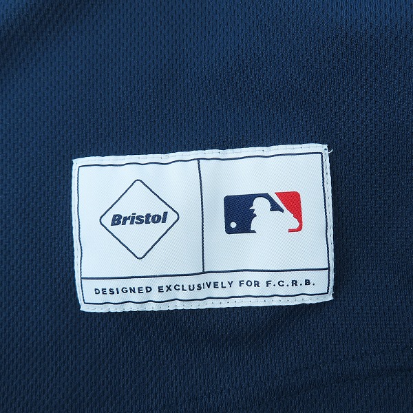 実際に弊社で買取させて頂いたF.C.R.B./F.C.Real Bristol/エフシーレアルブリストル 21AW MLB TOUR S/S PRE MATCH TOP ネイビー FCRB-212008 Mの画像 5枚目