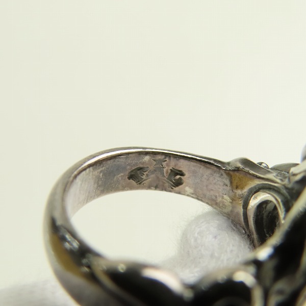 実際に弊社で買取させて頂いたF.A.L/FAL エフエーエル スウィルパターンハート リング 13号の画像 7枚目