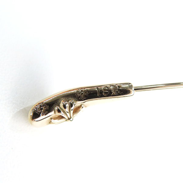 実際に弊社で買取させて頂いたCHROME HEARTS/クロムハーツ BONE PRONE IV CHプラス ゴールドフレーム サングラスフレーム/アイウェアの画像 6枚目