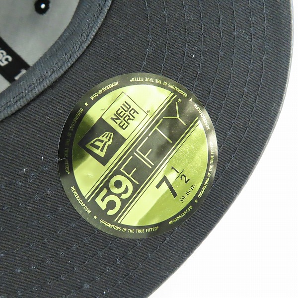 実際に弊社で買取させて頂いたLucien PellatFinet×NEW ERA/ルシアンペラフィネ ×ニューエラ キャップ 59FIFTY サークルスカル キャップ/帽子/7-1/2の画像 8枚目
