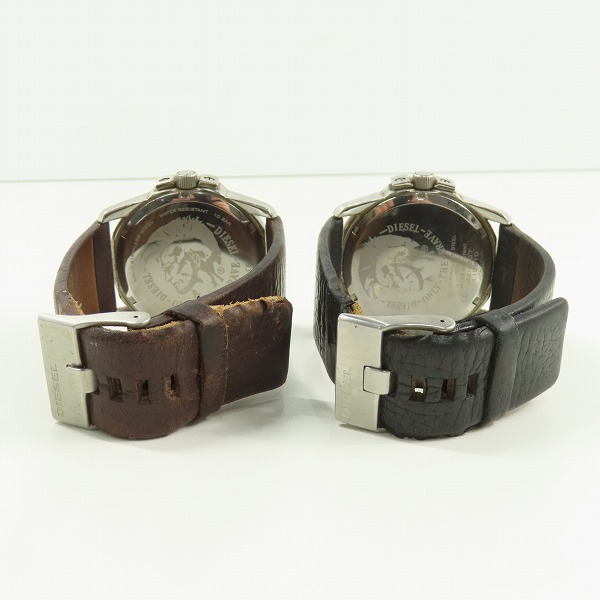 実際に弊社で買取させて頂いた【ジャンク/動作未確認】DIESEL/ディーゼル Master Chief/マスターチーフ 腕時計 DZ-1399/DZ-1207/2点セットの画像 2枚目