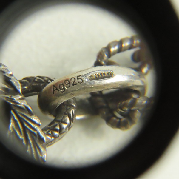 実際に弊社で買取させて頂いたGUCCI/グッチ インターロッキングGGロゴ 印唐草模様 アラベスク ネックレス/ペンダントの画像 5枚目