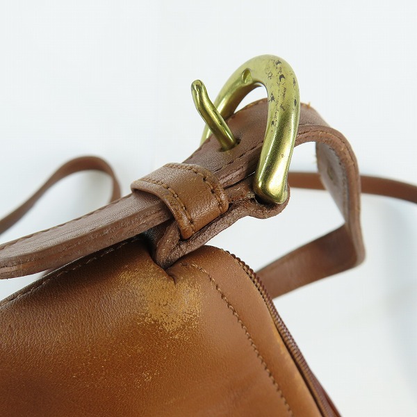 実際に弊社で買取させて頂いたCOACH/コーチ オールドコーチ カウハイドレザー ミニショルダーバッグ 4130の画像 6枚目