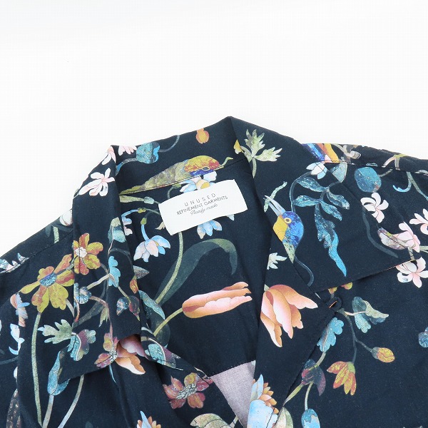 実際に弊社で買取させて頂いたUNUSED ×Museo Del Prado 22SS アンユーズド/プラド美術館 short sleeve shirts 半袖 フラワー アロハ シャツ/2の画像 5枚目