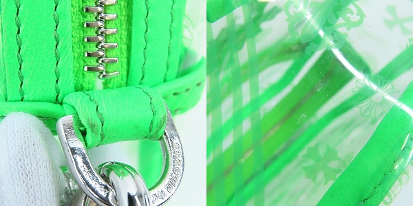 実際に弊社で買取させて頂いたCHROME HEARTS/クロムハーツ TAKA MINI/タカミニ ビニール ショルダーバッグの画像 9枚目