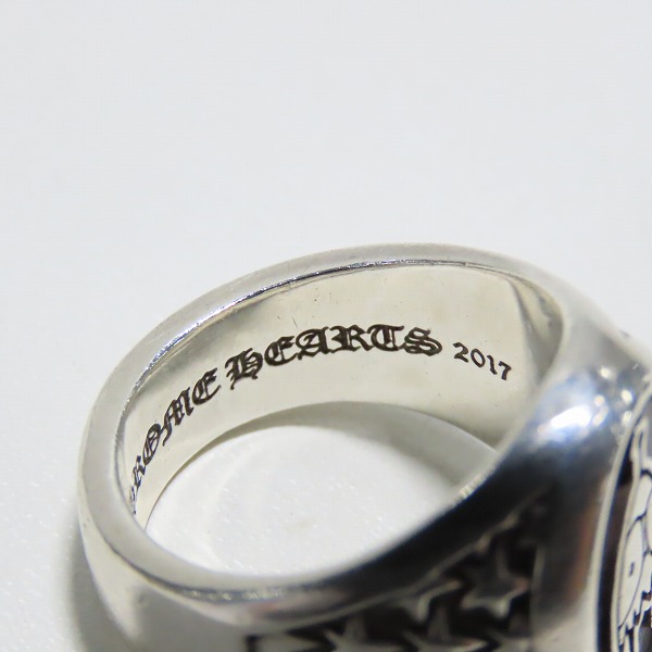 実際に弊社で買取させて頂いたCHROME HEARTS×MATTY BOY/クロムハーツ×マッティボーイ SPEC RING/スペック リング 21-22号の画像 7枚目