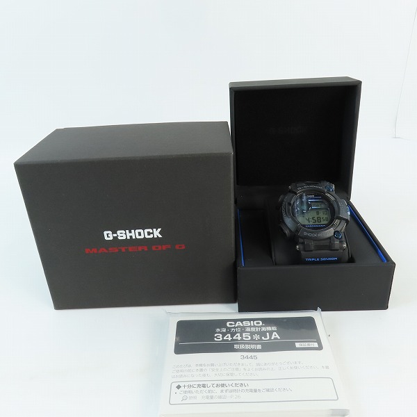 実際に弊社で買取させて頂いたG-SHOCK/Gショック FROGMAN/フロッグマン マスターオブG タフソーラー/GWF-D1000B-1JFの画像 9枚目