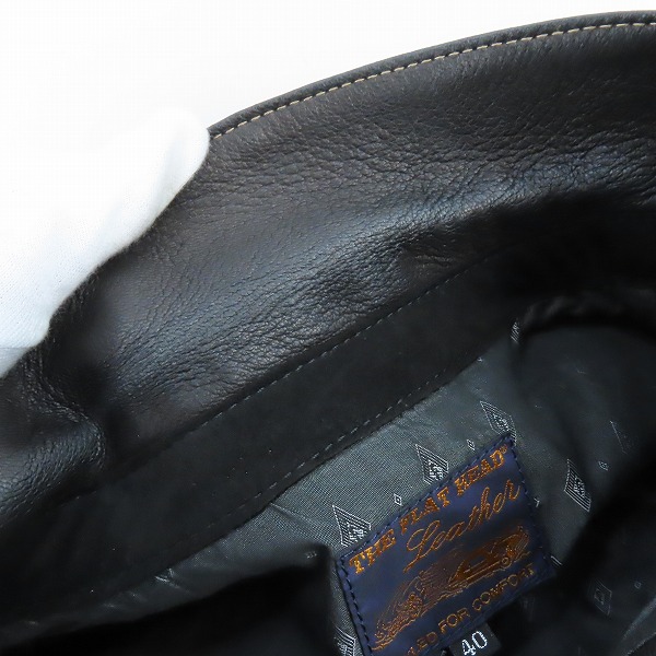 実際に弊社で買取させて頂いた THE FLAT HEAD/ザフラットヘッド DEERSKIN SHIRT ディアスキン レザー シャツ  FN-LS-DS001/40の画像 6枚目