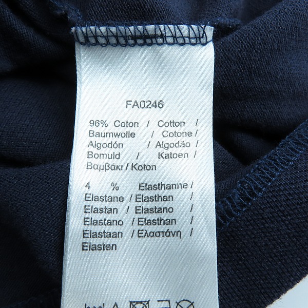実際に弊社で買取させて頂いたLACOSTE/ラコステ ラバーワッペン ポロシャツ FA0246 9の画像 4枚目
