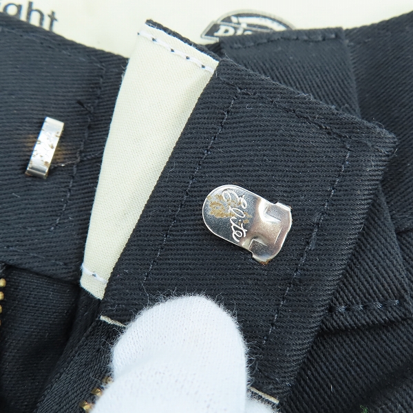 実際に弊社で買取させて頂いた【未使用】Dickies/ディッキーズ SLIM STRAIGHT パンツ ブラック/30×30の画像 7枚目