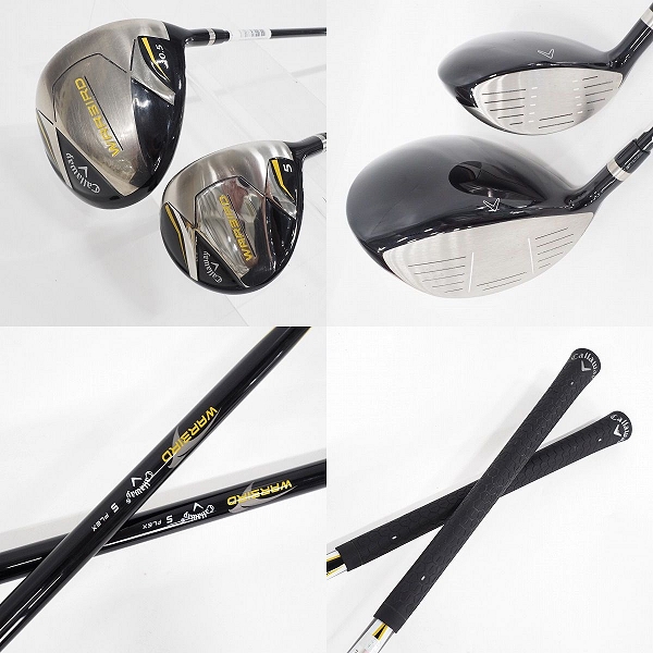 実際に弊社で買取させて頂いたCallaway/キャロウェイ WARBIRD/ウォーバード メンズ ゴルフクラブ 10本セット FLEX：S/UNIFLEX キャディバッグ付きの画像 1枚目
