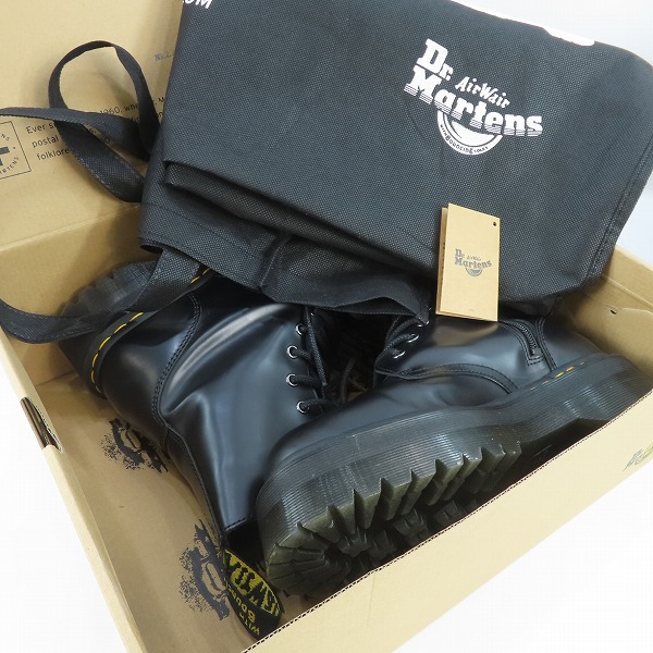 実際に弊社で買取させて頂いたDr.Martens/ドクターマーチン JADON/ジェイドン サイドジップ 8ホールブーツ 15265001/UK7の画像 8枚目