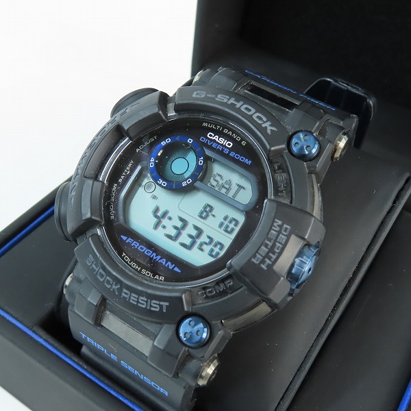 実際に弊社で買取させて頂いたG-SHOCK/Gショック FROGMAN/フロッグマン マスターオブG タフソーラー/GWF-D1000B-1JFの画像 0枚目