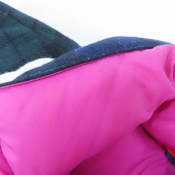 実際に弊社で買取させて頂いたJUNYA WATANABE MAN×MONCLER/ジュンヤワタナベマン×モンクレール チェック柄 ウール ダウンベスト YP-J085/Lの画像 4枚目