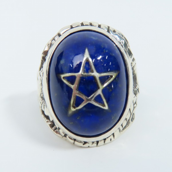 実際に弊社で買取させて頂いたALEX STREETER/アレックスストリーター エンジェルハートリング 2013年限定 ラピスラズリ/21号の画像 1枚目