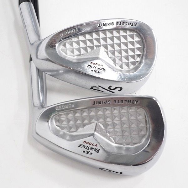 実際に弊社で買取させて頂いたBRIDGESTONE/ブリヂストン TOURSTAGE /ツアーステージ V7000 アイアン #3～9,P,P/S,Sw 10本セット TDI-60H FLEX:Rの画像 5枚目