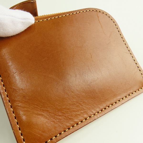 実際に弊社で買取させて頂いた土屋鞄製造所/ツチヤカバン L字ファスナー レザー ウォレット/コインケース/小銭入れの画像 7枚目