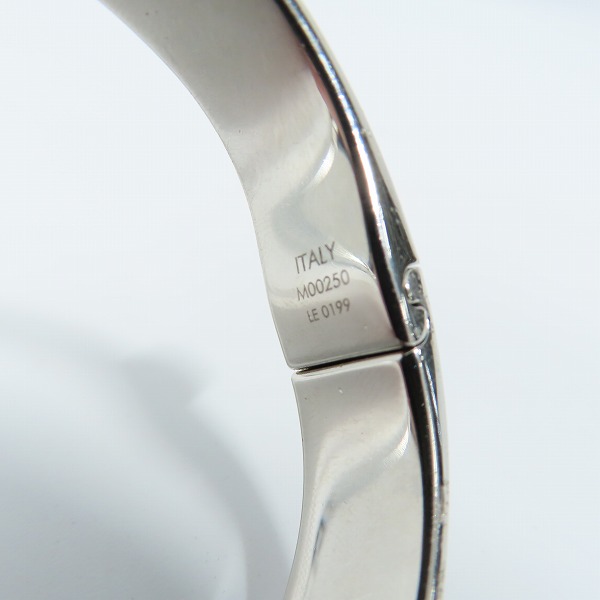 実際に弊社で買取させて頂いたLOUIS VUITTON/ルイヴィトン カフナノグラム ブレスレット  M00250/LE0199/size:Mの画像 7枚目