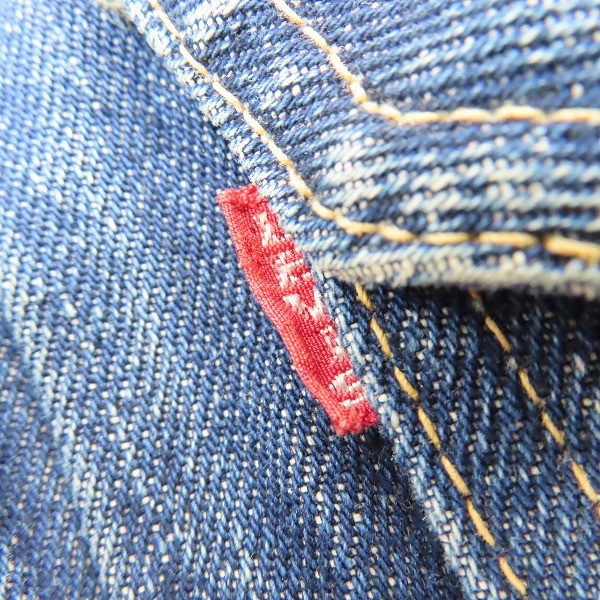 実際に弊社で買取させて頂いたLEVIS/リーバイス 519XX 1st/ファースト ブランケット付き ビンテージ/ヴィンテージ デニムジャケットの画像 4枚目