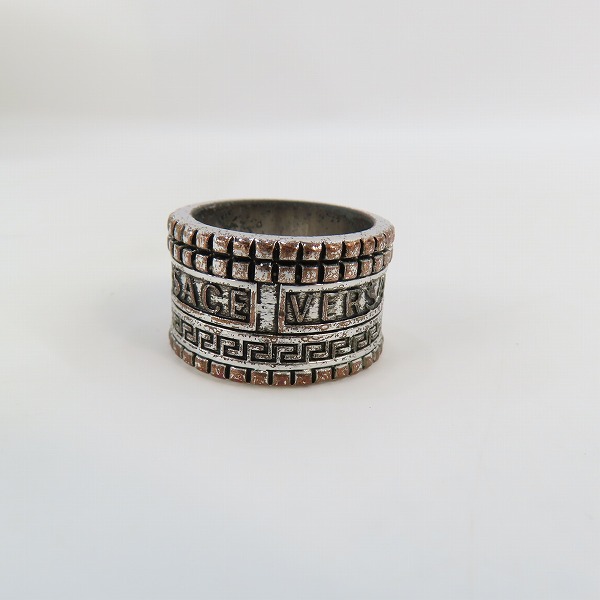 実際に弊社で買取させて頂いたVERSACE/ヴェルサーチ ロゴリング 20-21号の画像 3枚目