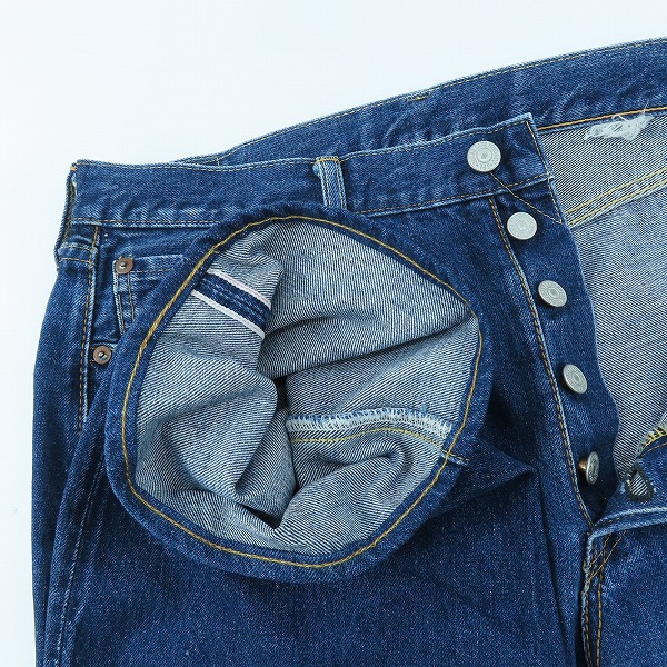 実際に弊社で買取させて頂いたSUGAR CANE/シュガーケーン ボタンフライ デニムパンツ の画像 2枚目