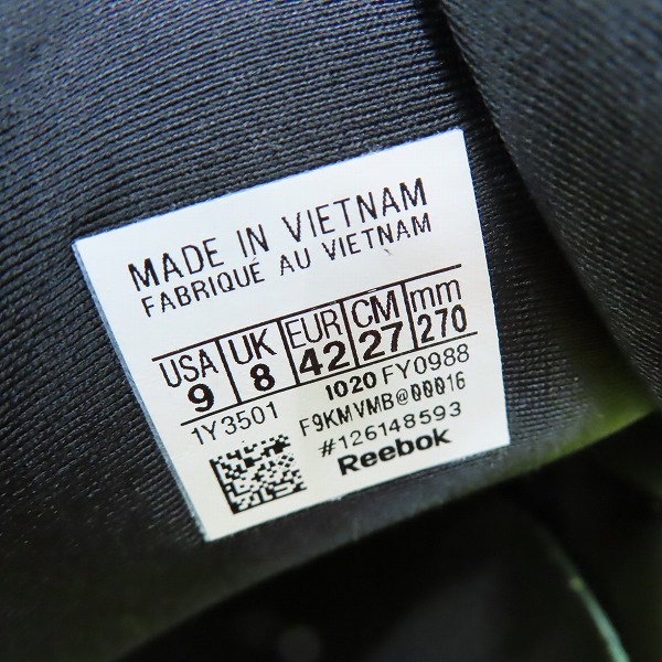 実際に弊社で買取させて頂いたReebok/リーボック Instapump Fury  GLITCH/インスタポンプフューリー グリッチ FY0988/27の画像 5枚目