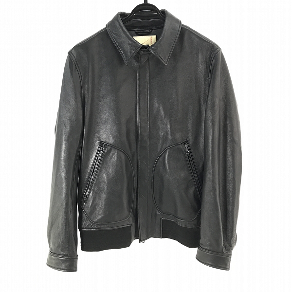 実際に弊社で買取させて頂いたnano universe/ナノユニバース LB.03/ワンダーライトシープリブブルゾン/羊革/ラムレザー ジャケット 668-2213205/L