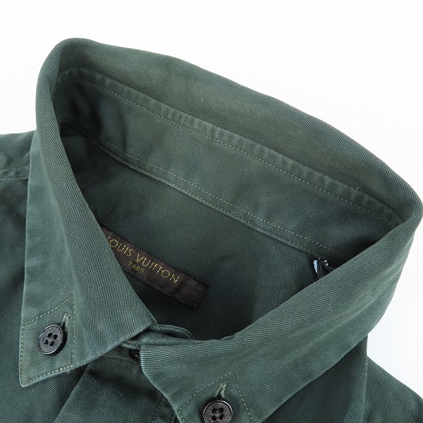 実際に弊社で買取させて頂いたLOUIS VUITTON/ルイヴィトン ダミエライン 袖ポケット 長袖シャツジャケット XSの画像 7枚目