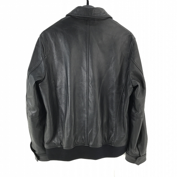 実際に弊社で買取させて頂いたnano universe/ナノユニバース LB.03/ワンダーライトシープリブブルゾン/羊革/ラムレザー ジャケット 668-2213205/Lの画像 1枚目