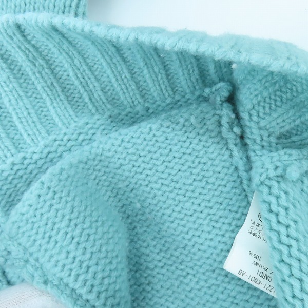 実際に弊社で買取させて頂いたFAT/エフエーティー 10 anniversary ウール ニット カーディガン /SKINNYの画像 4枚目