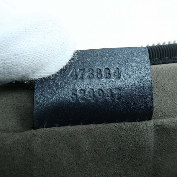 実際に弊社で買取させて頂いたGUCCI /グッチ GGエンボス ブリーフケース/PCケース/ラップトップケース 473884の画像 5枚目