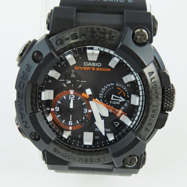 実際に弊社で買取させて頂いたG-SHOCK/Gショック FROGMAN/フロッグマン Bluetooth ソーラー電波時計 GWF-A1000XC-1AJFの画像 1枚目