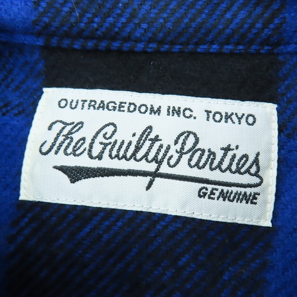 実際に弊社で買取させて頂いたWACKO MARIA/ワコマリア ブロックチェックシャツ  Lの画像 2枚目