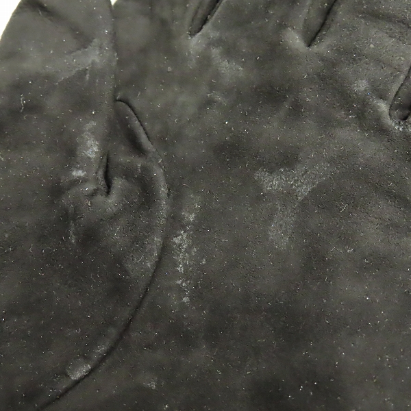 実際に弊社で買取させて頂いたGUCCI/グッチ GGロゴ レザーグローブ/手袋の画像 6枚目