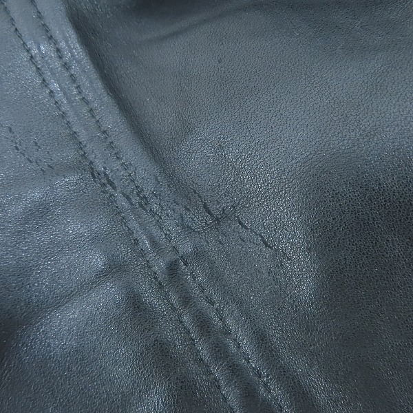 実際に弊社で買取させて頂いたCOMME des GARCONS JUNYA WATANABE MAN/コムデギャルソンジュンヤワタナベマン カウレザージャケット WH-J018/XSの画像 6枚目