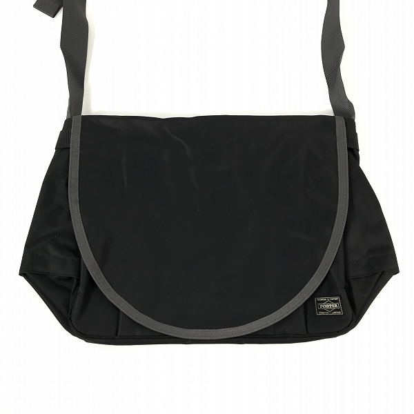 実際に弊社で買取させて頂いた(2)HEAD PORTER/ヘッドポーター ショルダー メッセンジャー バッグ ブラック×グレー
