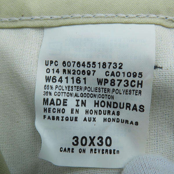 実際に弊社で買取させて頂いた【未使用】Dickies/ディッキーズ SLIM STRAIGHT パンツ チャコール/30×30の画像 4枚目