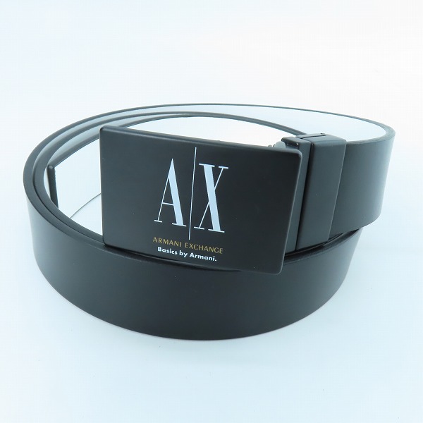 実際に弊社で買取させて頂いたARMANI EXCHANGE/アルマーニエクスチェンジ レザー ベルト