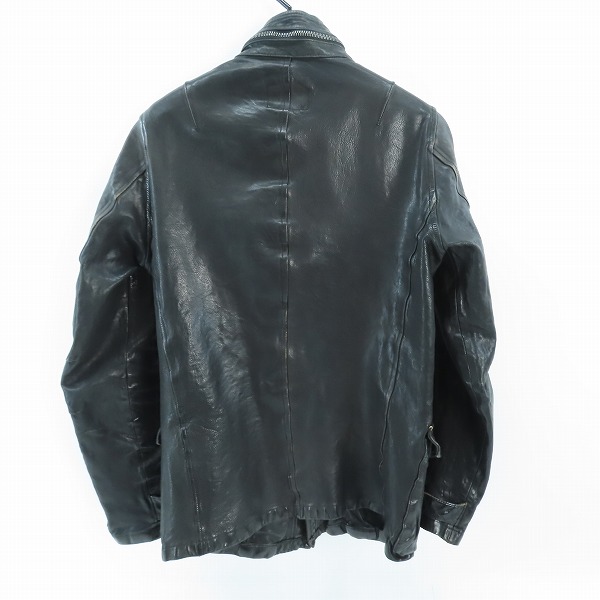 実際に弊社で買取させて頂いたBACKLASH/バックラッシュ ドイツタンニンカーフ製品染め M-65 ミリタリージャケット/2の画像 1枚目