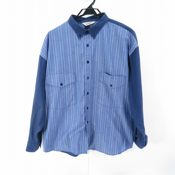 実際に弊社で買取させて頂いたTENDERLOIN/テンダーロイン T-WORK SHT U BD/ストライプ柄 長袖シャツ L