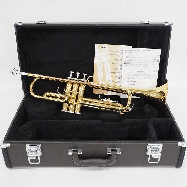 実際に弊社で買取させて頂いた★【美品】YAMAHA/ヤマハ YTR-2330/YTR2330 トランペット ゴールドラッカー仕上げ ハードケース付