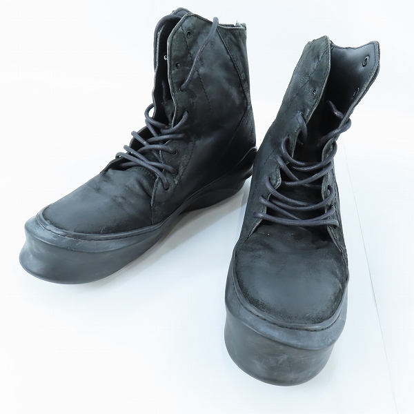 実際に弊社で買取させて頂いた【難有】JULIUS/ユリウス  バッグジップ ブーツ