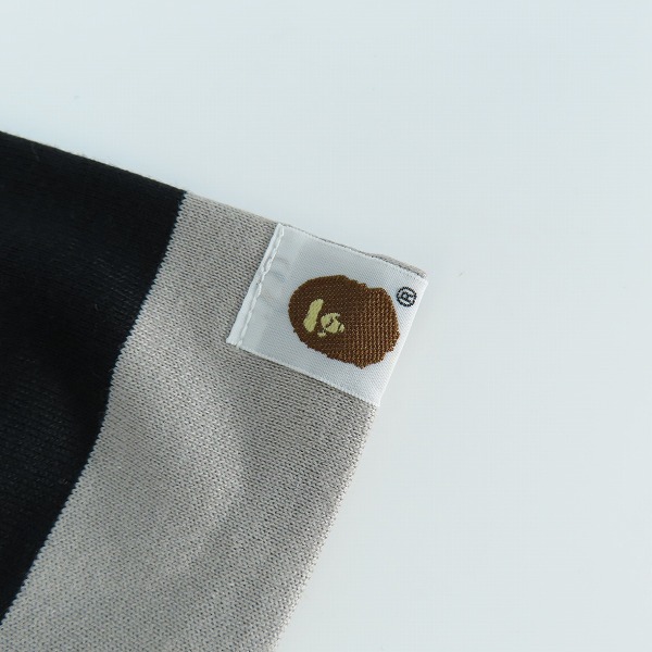 実際に弊社で買取させて頂いたA BATHING APE/アベイシングエイプ リバーシブル ボーダーtシャツ XLの画像 5枚目
