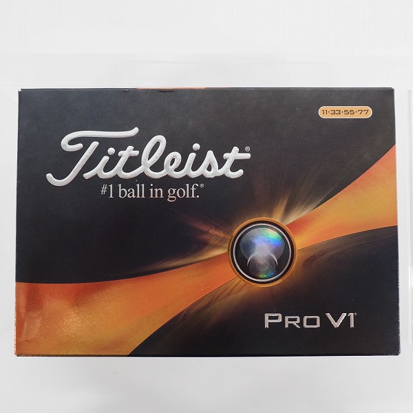 実際に弊社で買取させて頂いた【未使用】Titleist/タイトリスト PRO V1 ゴルフボール ホワイト 1ダース の画像 2枚目