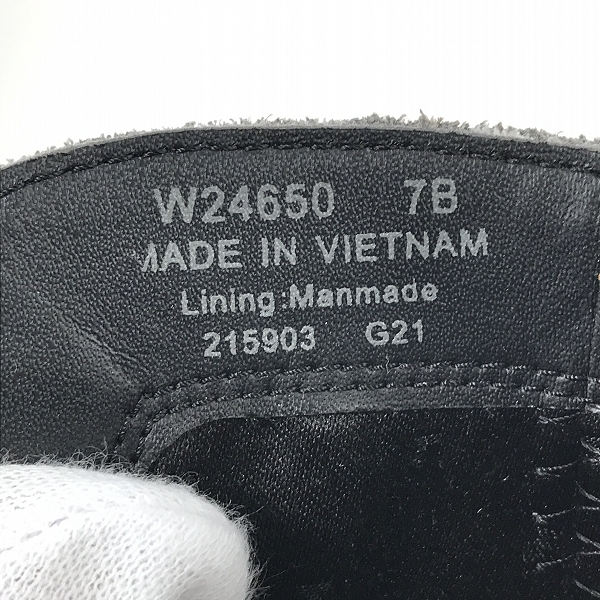 実際に弊社で買取させて頂いたCOLE HAAN/コールハーン サイドジップ スエード ブーツ W24650/7Bの画像 6枚目